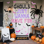 Halloween Bat Letter Balloon Decoration Set - Wall Party Scene Arrangement Combination Accessories
