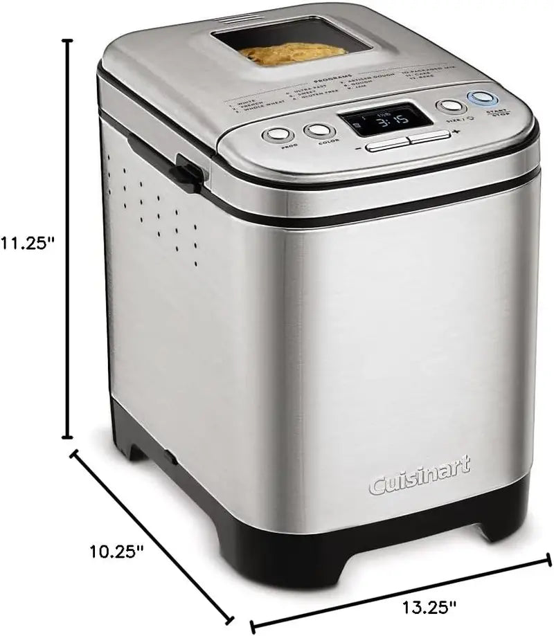 Cuisinart Compact Automatic Bread Maker Machine, Up To 2lb Loaves