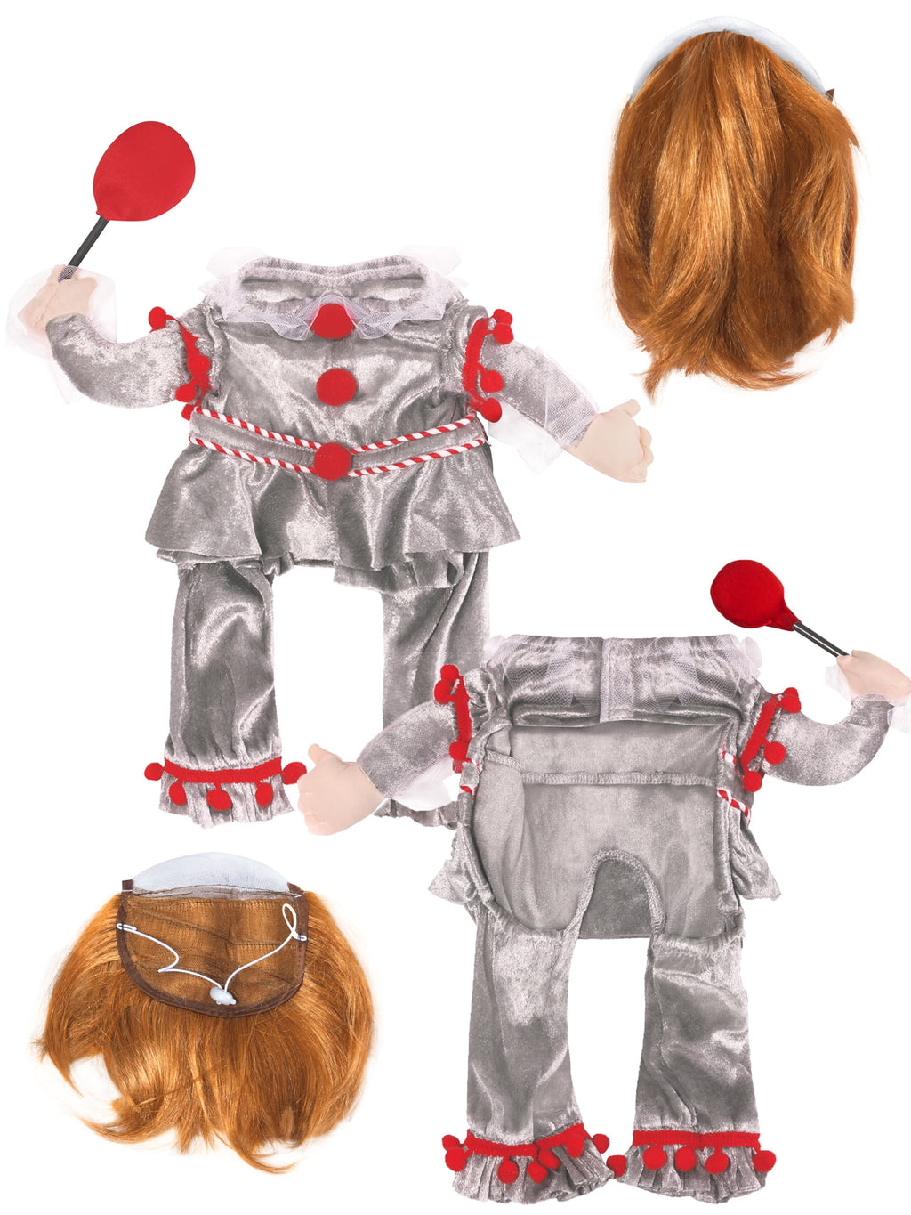 It Pennywise Walking Pet Costume for Dogs or Cats by Rubies, Small