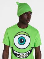 Monsters Inc. Men’s Mike Wazowski Cosplay Graphic Tee and Beanie Set, 2 Piece, Sizes XS-3XL