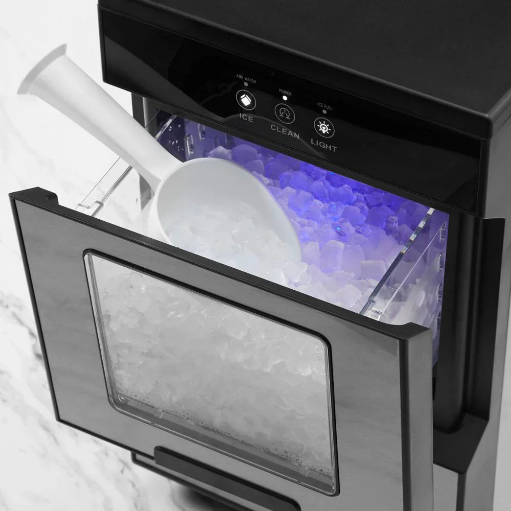 Portable Nugget Ice Maker, 44 Lb. Daily Production, Stainless Steel - NS-IMN44SS2