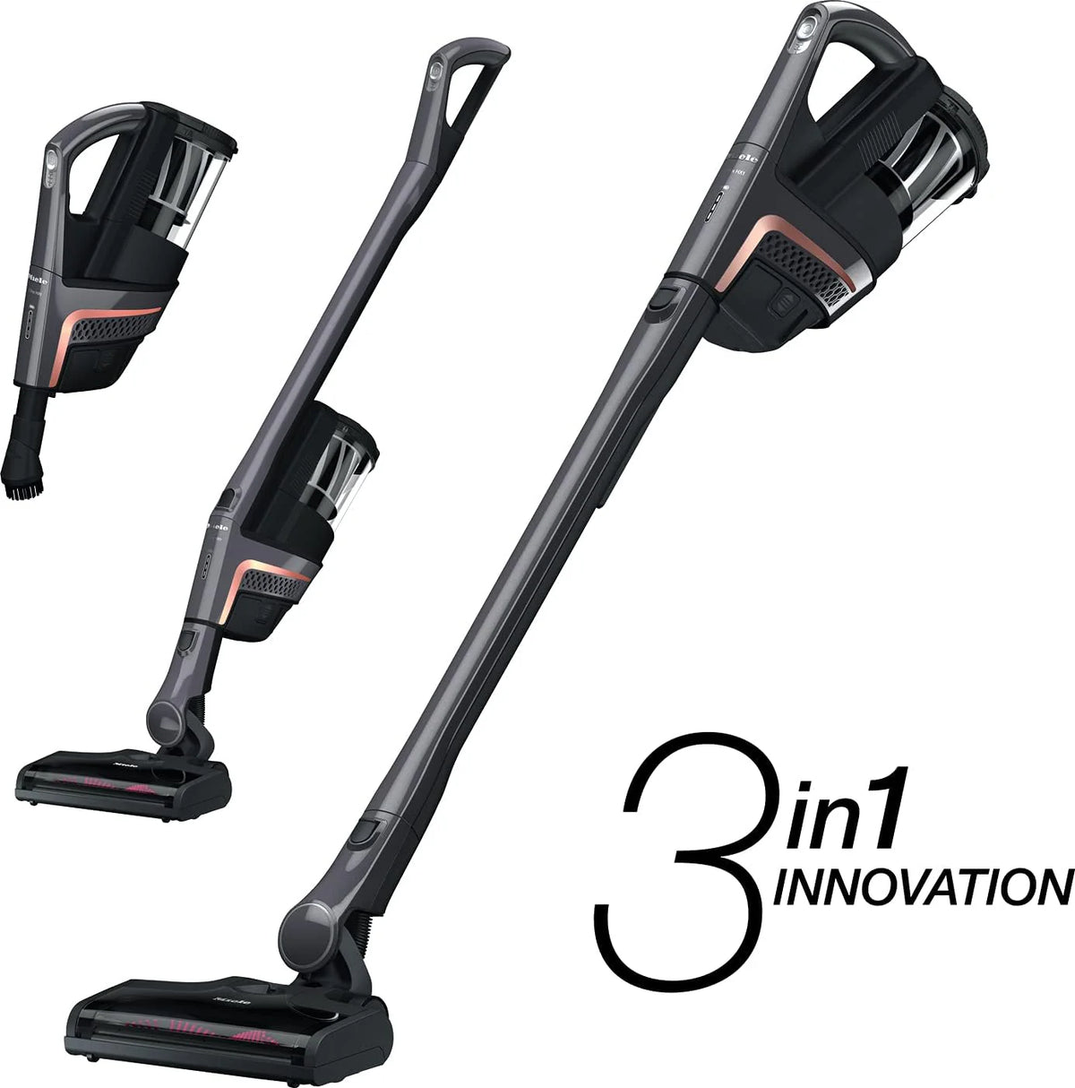 Miele Triflex HX1 Cat & Dog Cordless Bagless Stick Vacuum, Obsidian Black, 0.5 Liters - 11423900