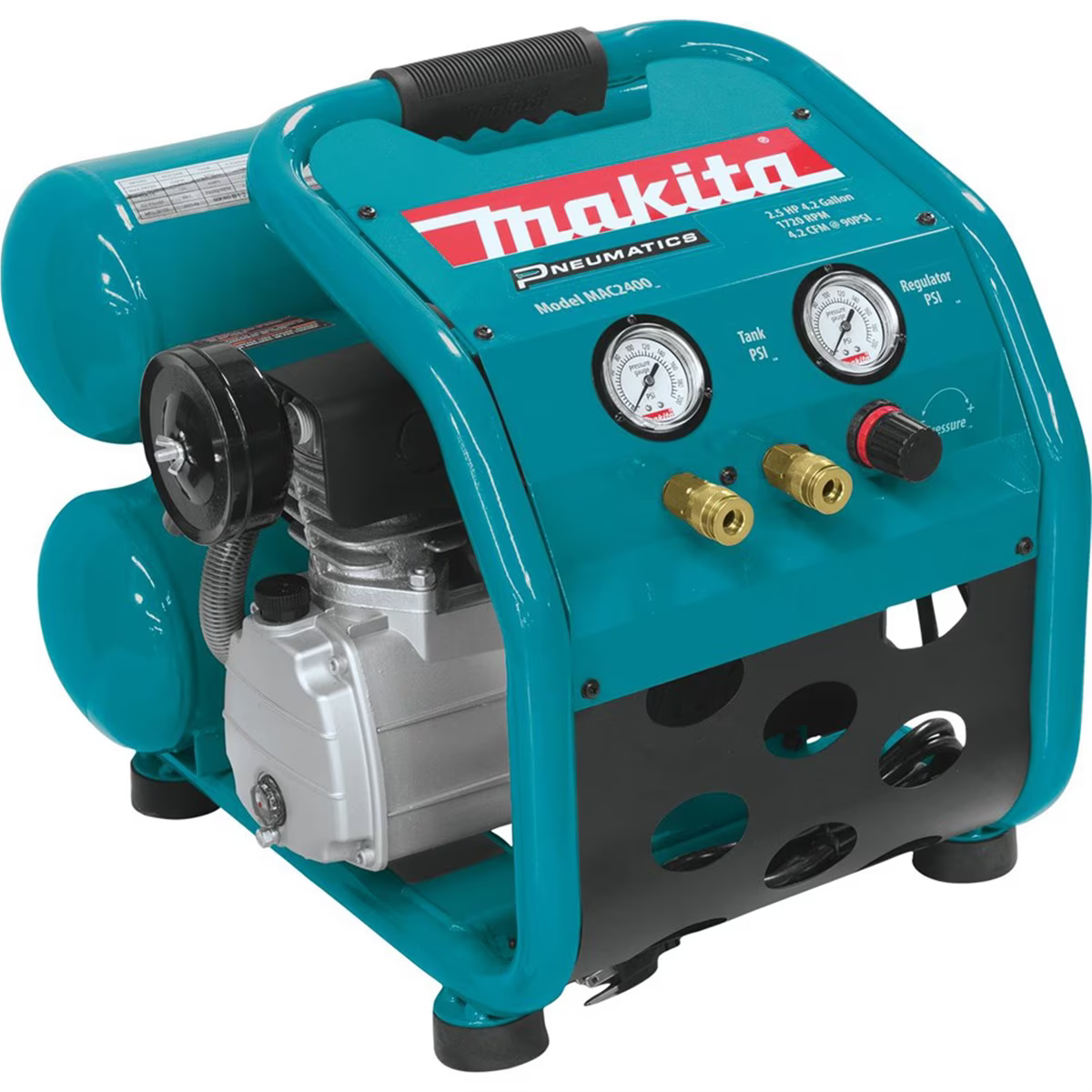 Makita 2.5 HP Big Bore Air Compressor - Twin Stack