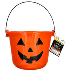 Light-Up Jack-o'-Lantern Trick-or-Treat Bucket, Orange, 6.5", Halloween by Way To Celebrate