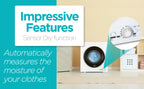 BLACK+DECKER Compact Vented Dryer, 3.5 Cu. Ft., 13.2 lbs., White - BCED37