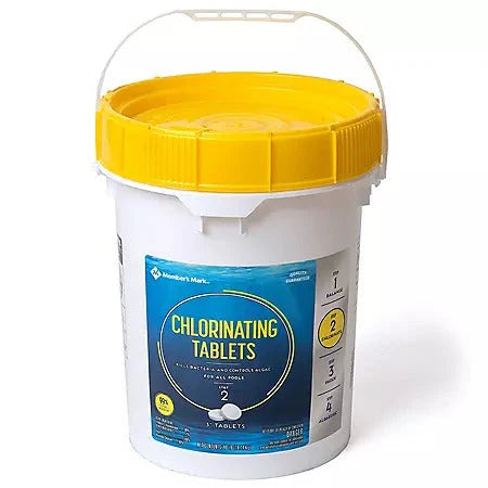 Member's Mark Chlorinating Tablets, 40 lb Pail, 3 inch - Step 2