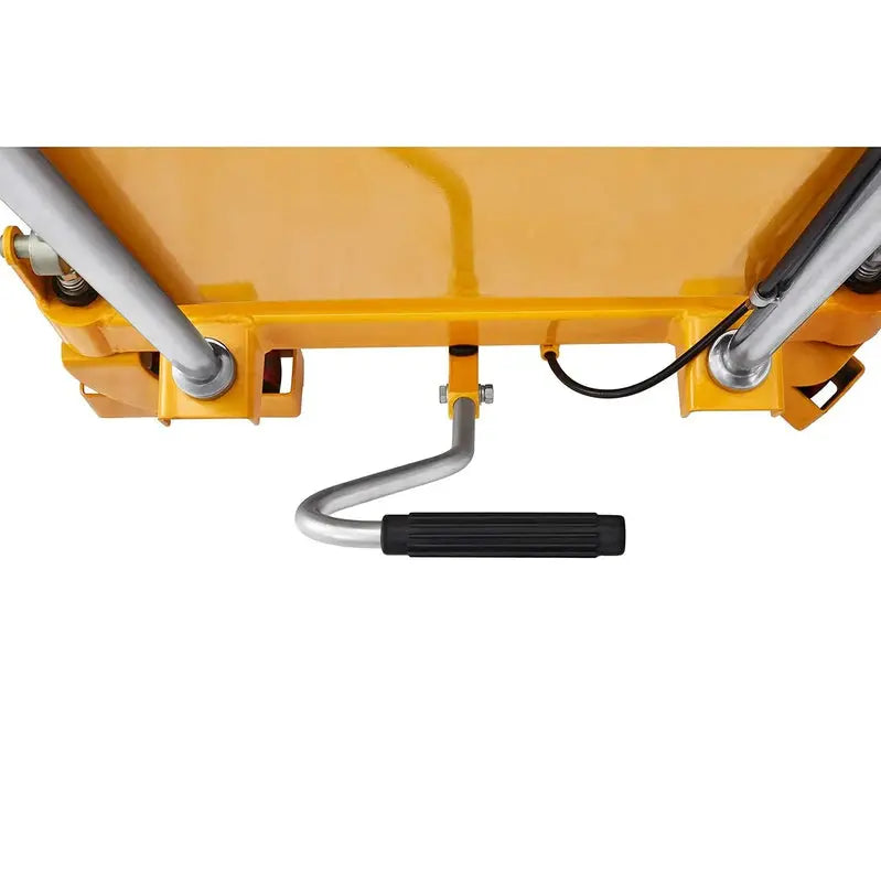 Apollolift Double-Scissor Hydraulic Lift Table Cart, 770 Lb Capacity, 51-Inch Max Height