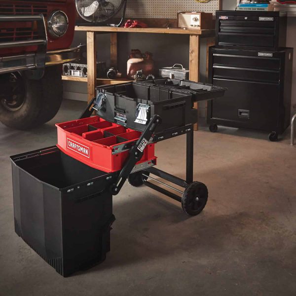 22-Inch Rolling Tool Box - 1-Drawer Lockable Metal Chest With Wheels