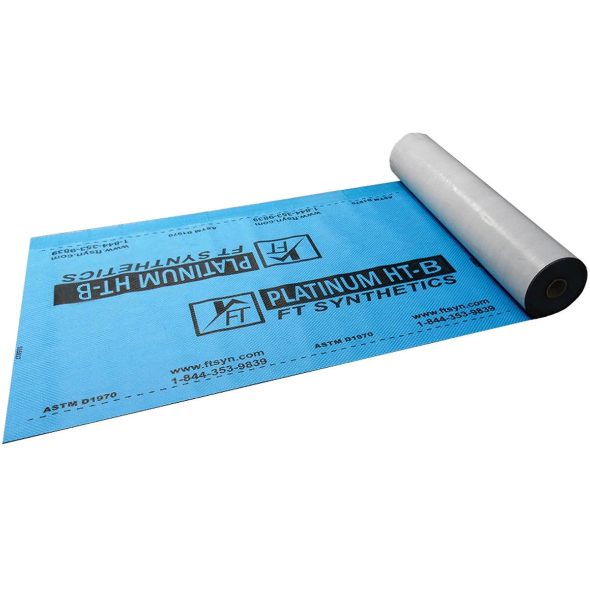 FT Synthetics Self-Adhering Underlayment, 200 Square Feet, 36 in x 67 Feet - Platinum HT