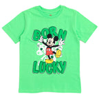Disney Mickey Mouse Little Boys' Short Sleeve Graphic T-Shirt Mummy Orange