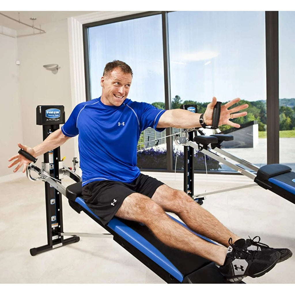 Total Gym XLS Fold Home Gym Workout Machine With Accessories