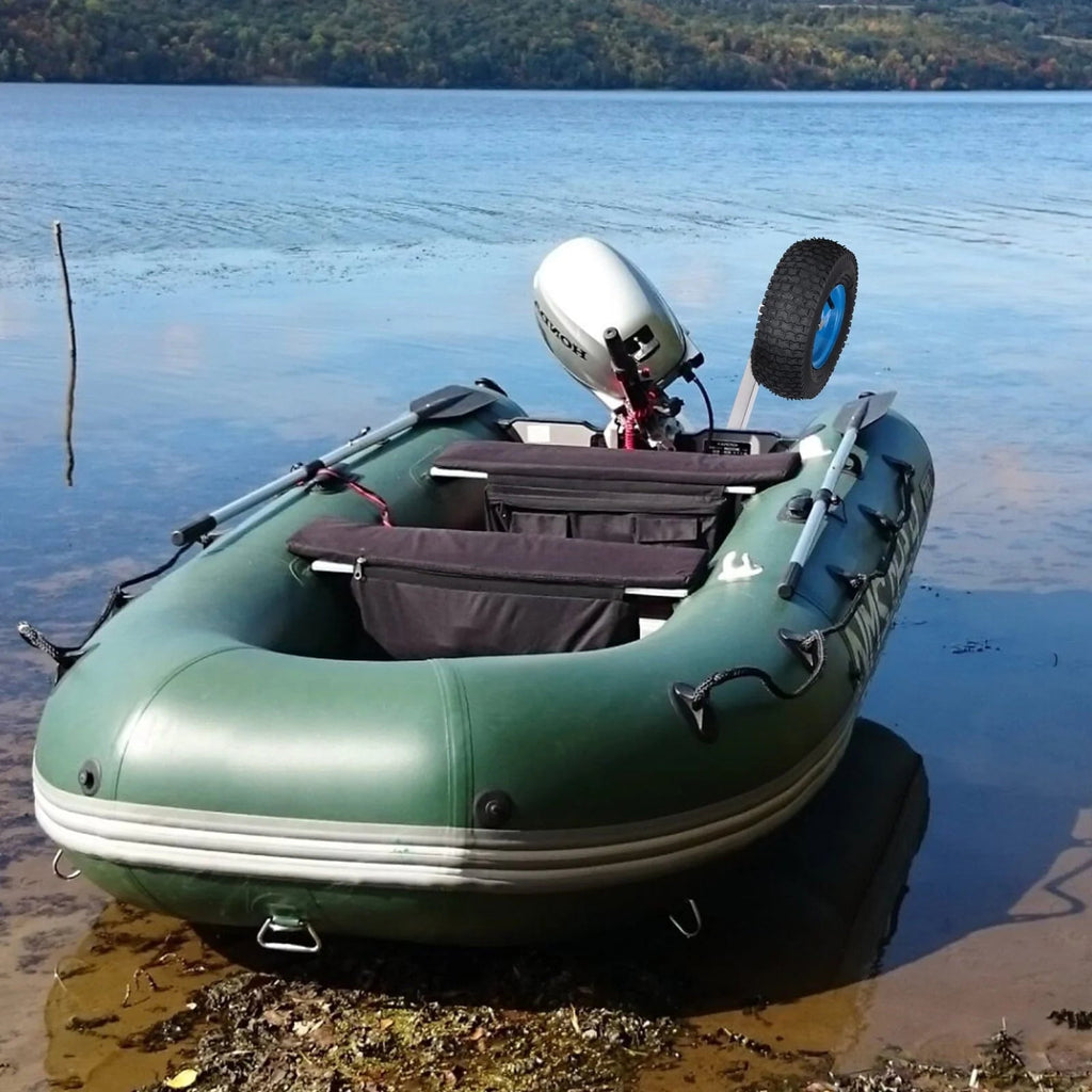 Boat Transom Launching Wheel Set, 12 Inch Wheels, 600 lbs
