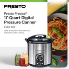 Presto 17 Qt Stainless Steel Electric Pressure Canner, Silver - 02152