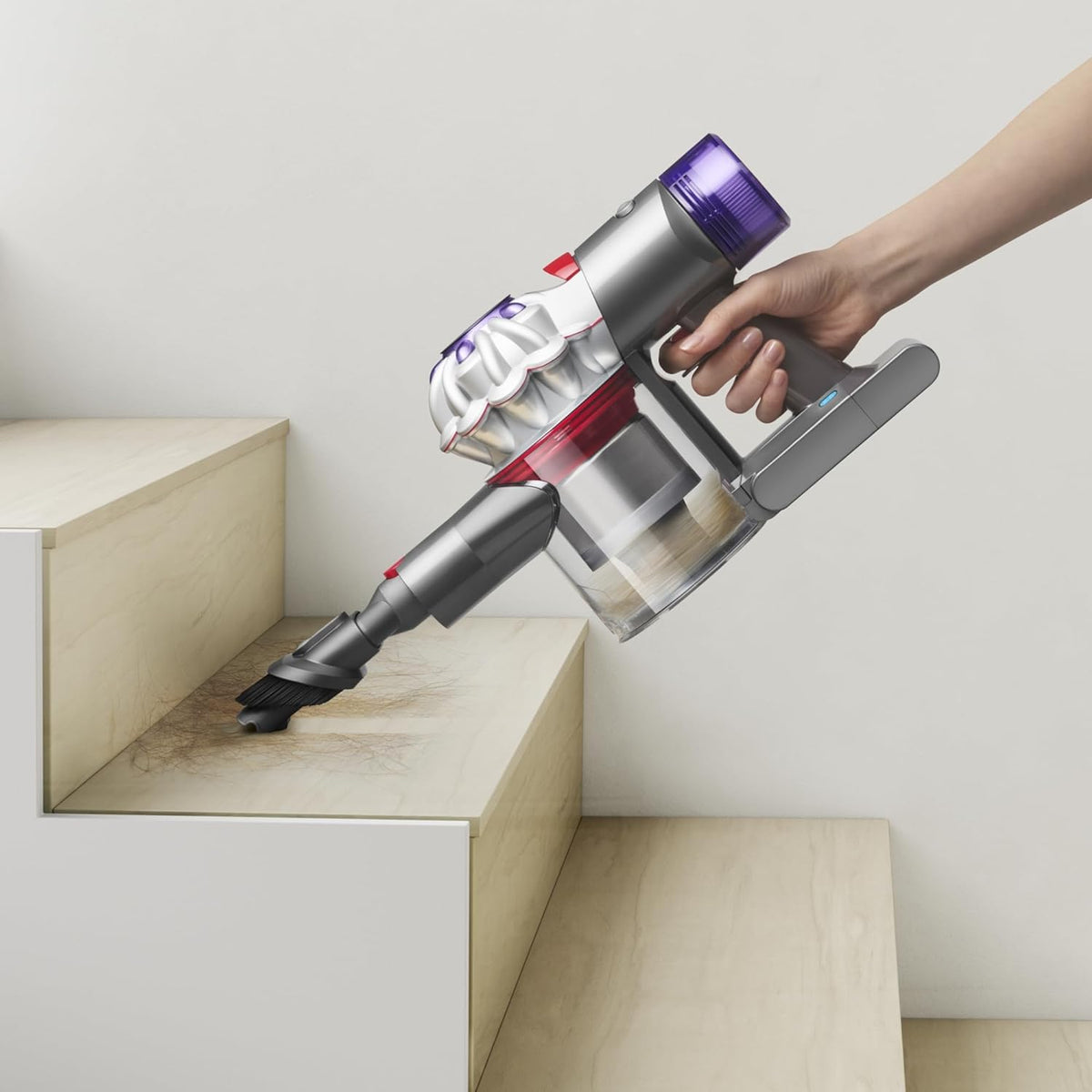 Dyson Cordless Stick Vacuum Cleaner, 0.14 Gallons, Silver/Nickel - V8 SV25