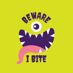 I Bite Monster Halloween Long Sleeve T-Shirt Boy's Toddler 2T