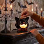 Ceramic Black Cat Electric Wax Warmer, Black, Halloween by Way To Celebrate