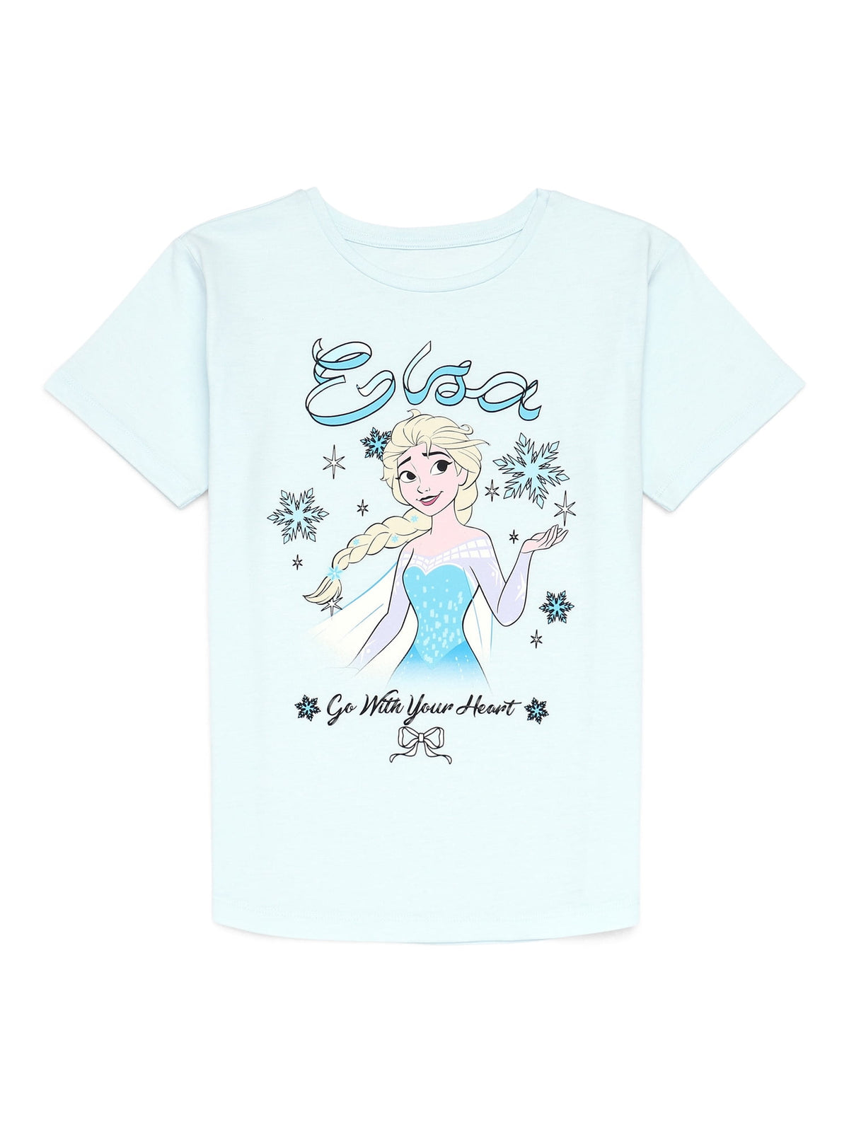 Hello Kitty Animal Print Girls Short Sleeve Graphic T-Shirt, Sizes 4-16