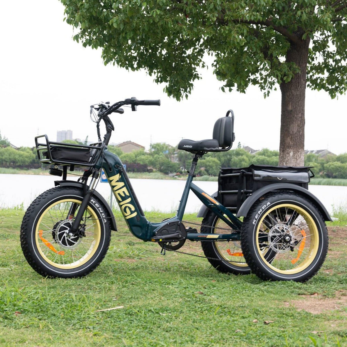 DWMEIGI Silverado 20 48V/14AH 750W Foldable Fat Tire Electric Trike, 330LBS - MG2301 96817362