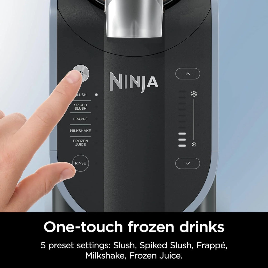 SLUSHi Frozen Drink And Slushie Machine, 88 oz, 5 Preset Programs, Black - FS301