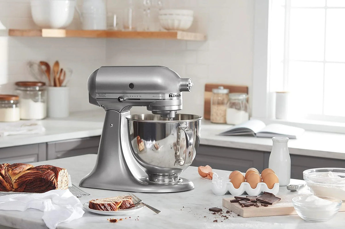 5-Quart Tilt-Head Stand Mixer With Stainless Steel Bowl, 10 Speeds