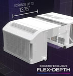 GE Profile ClearView Inverter Window Air Conditioner, 12,200 BTU, White