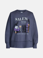 Women's Halloween Salem Book Club Graphic Fleece from Way to Celebrate, Sizes S-4X