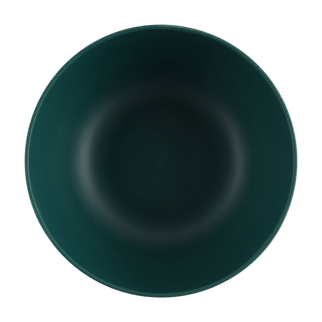 Mainstays 38 Ounce Round Plastic Etched Haunted House Bowl, Teal