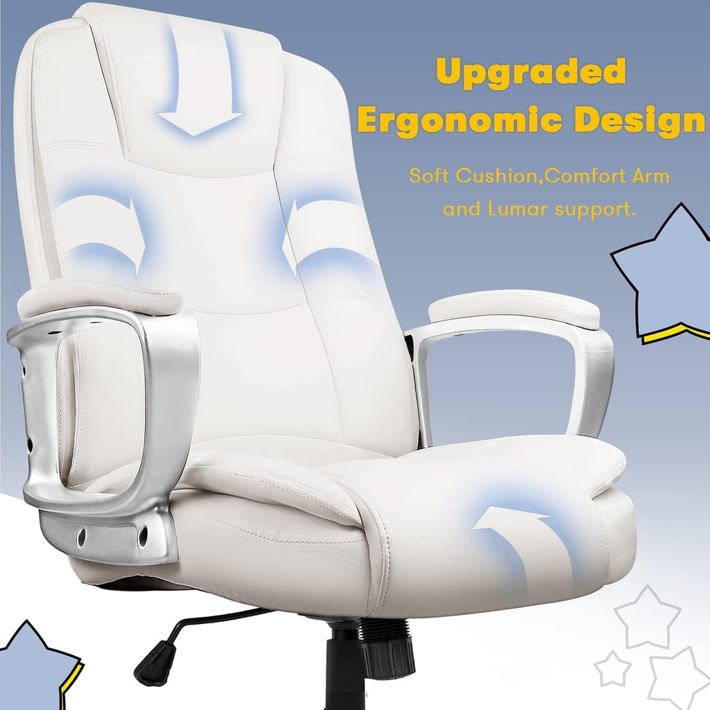 400 LBS Big And Tall Heavy Duty Ergonomic High-Back Office Chair