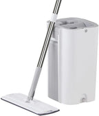 Flat Mop Set With Bucket, 125cm, D