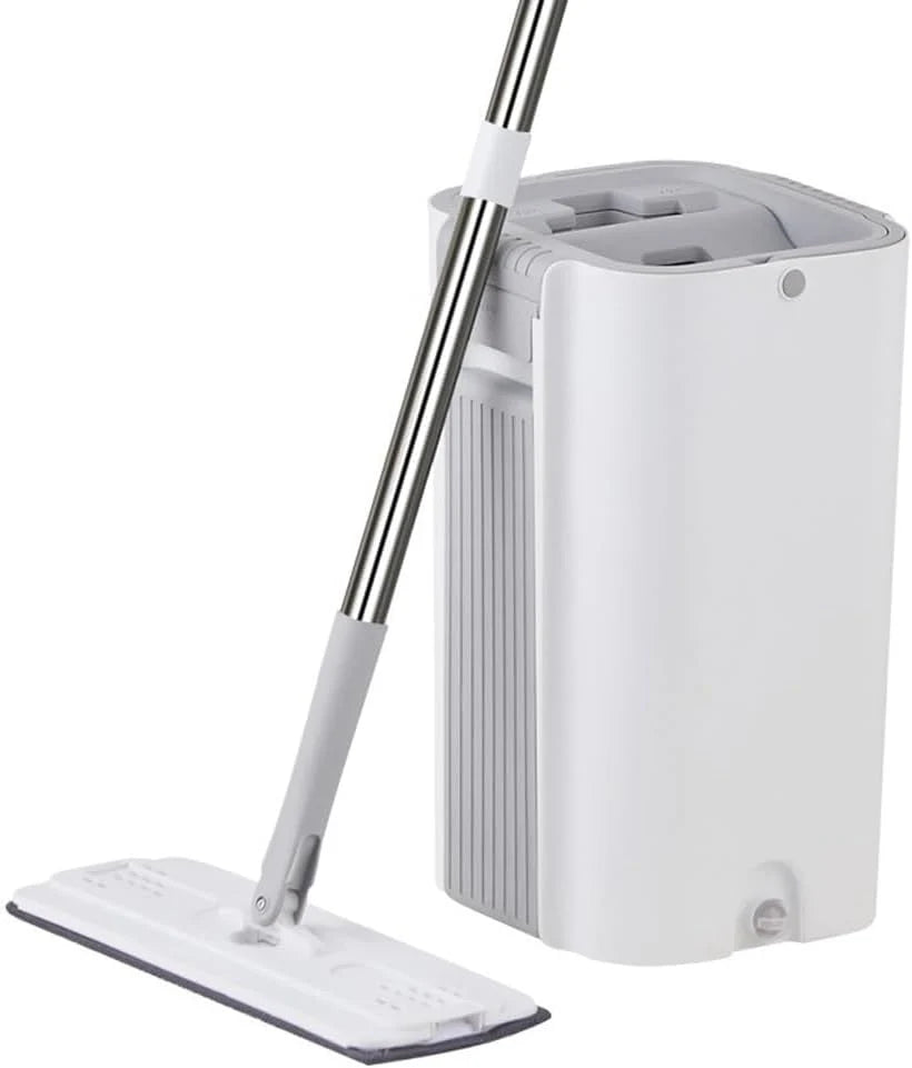 Flat Mop Set With Bucket, 125cm, D
