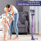 Lubluelu Cordless Stick Vacuum Cleaner With 235W Brushless Motor