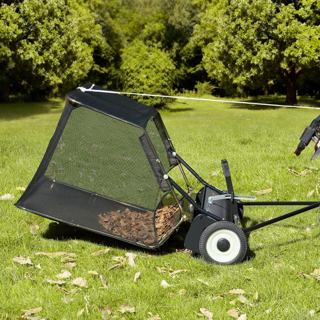 VEVOR Tow-Behind Lawn Sweeper, 52 in, 26 cu.ft.