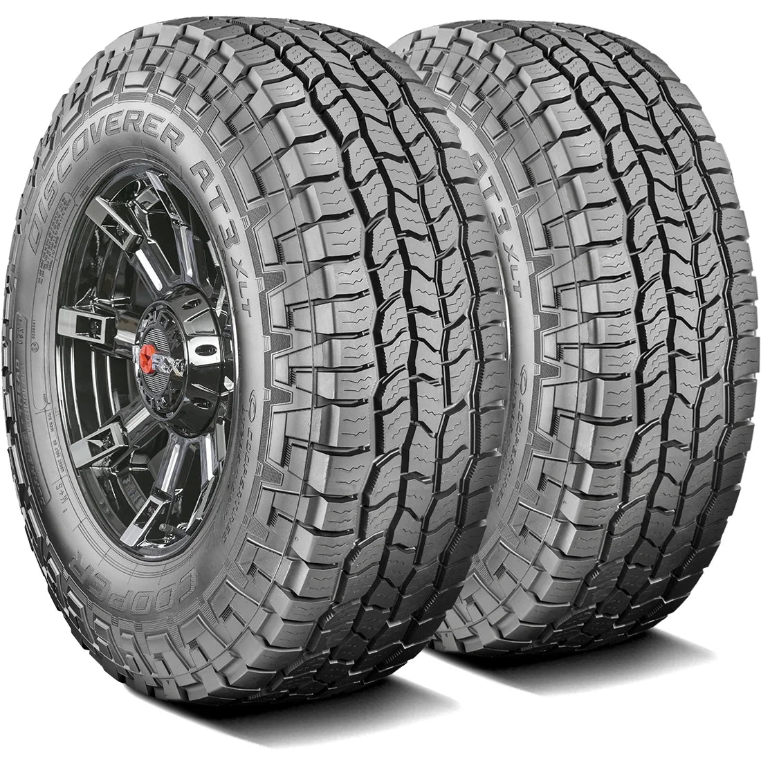 Cooper Discoverer AT3 XLT LT285/60R20 125/122S E 10 Ply All-Terrain Tires - Pair Of 2