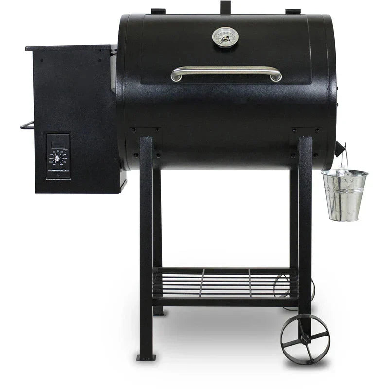 Wood Fired Pellet Grill With Flame Broiler, 700 Sq In Cooking Space - 700FB