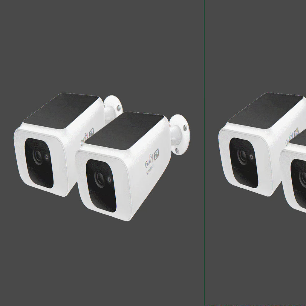 Eufy SoloCam S230 Solar Security Camera 4K UHD White 4-Pack - S40