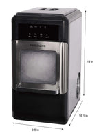 Frigidaire Nugget Ice Maker, 44 lbs., Stainless Steel - EFIC235