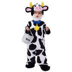 Joyfy Baby Cow Costume with Milking Bucket for Toddler, Kids Halloween Farm Party Dress up Role Playing Cosplay 0-5 Years