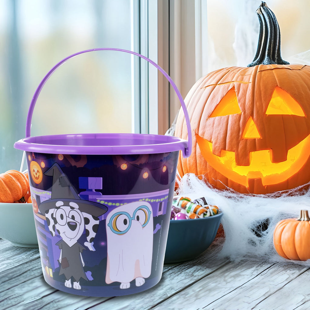 Bluey Jumbo Plastic Halloween Candy Carrier Bucket