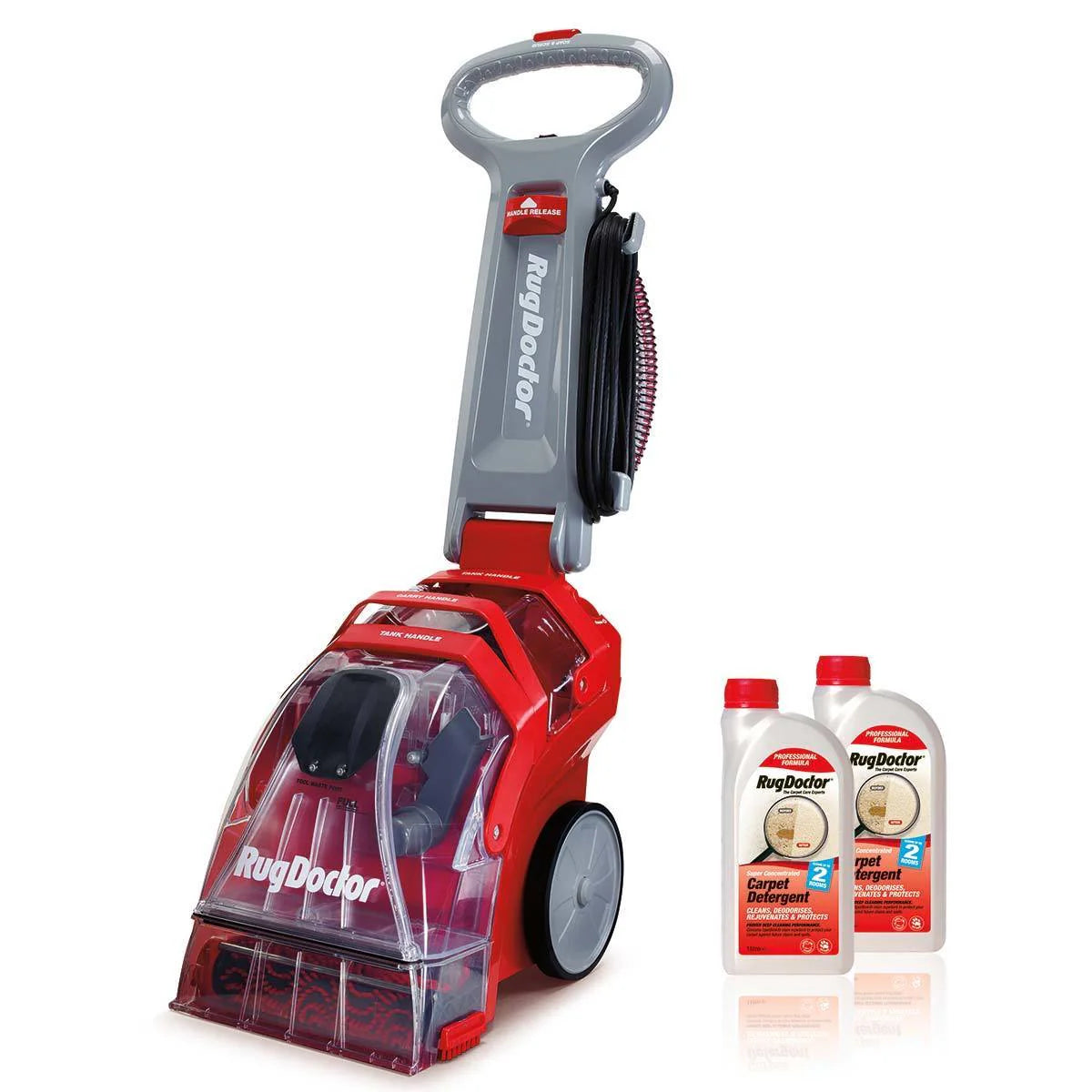Deep Carpet Cleaner With 2 x 1L Carpet Detergent