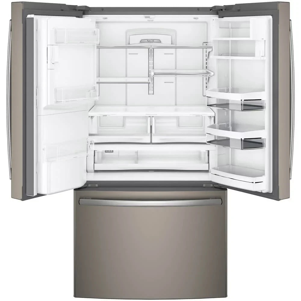 GE French Door Refrigerator 36 in 27.8 cu. ft. Slate - PFE28KMKES