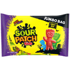 SOUR PATCH KIDS Soft & Chewy Gummy Halloween Candy, Jumbo Bag, 35 Trick or Treat Bags