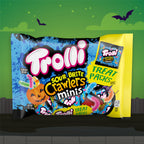 Trolli Sour Brite Crawlers, Halloween Sour Candy Treat Packs, 7.2 oz Bag, 12 Count