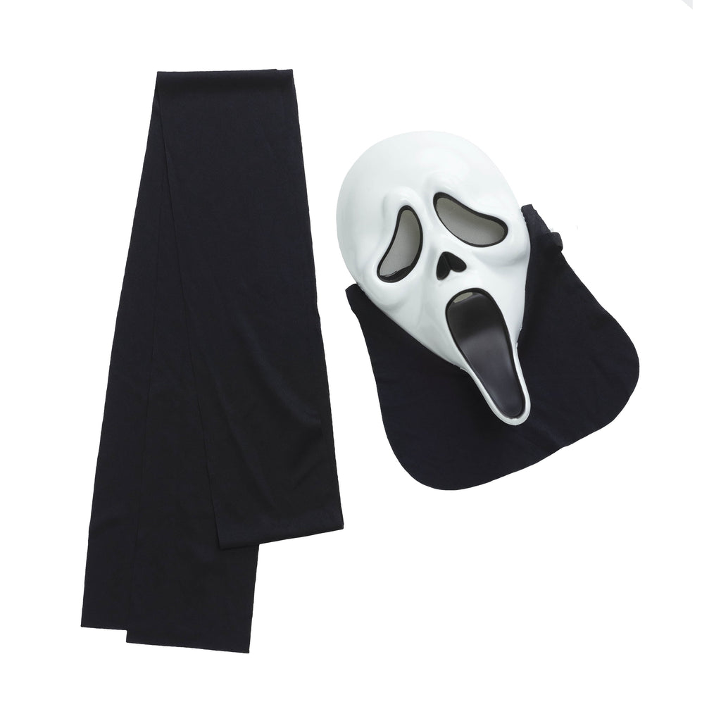 Scream Ghost Face Halloween Costume for Adults, 3-Piece, Men's Size M-XL (32-42), by Fun World