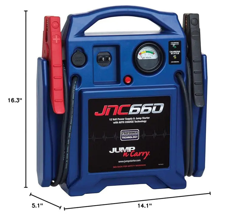 Clore Automotive Jump-N-Carry 1700 Peak Amp 12V Portable Jump Starter - JNC660