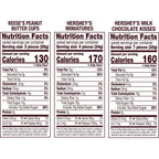 Hershey's and Reese's Assorted Chocolate Flavored, Halloween Candy Party Pack, 35 oz