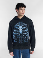 Halloween Oversized Fit Jack O'Lantern Pumpkin Graphic Fleece Hoodie Sweatshirt, Men's Sizes XS-4XLT