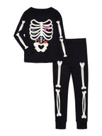 Halloween Girls' Tight Fit Long Sleeve Top and Pants Pajama Set from Way to Celebrate, 2-Piece, Sizes 4-10