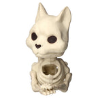Faux Skeleton Cat Decoration, 5.1", Halloween by Way To Celebrate