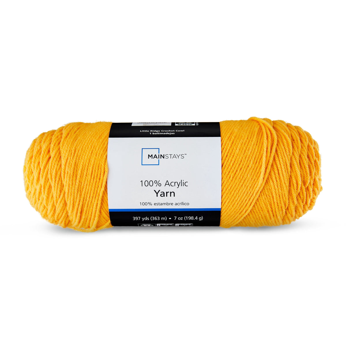 Mainstays Medium 4 Acrylic Yarn, 7 oz, 397 Yards
