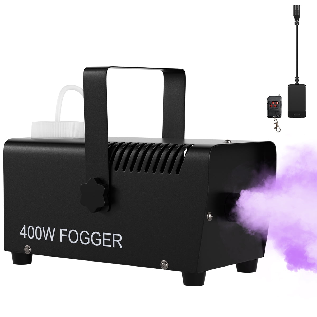 Fog Machine, Smoke Machine with Wireless Remote Control, Auto Mode 6000CFM Fog, Perfect for Wedding, Halloween, Party and Stage Effect